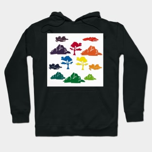 Nature's Primary Colors Rainbow Hoodie